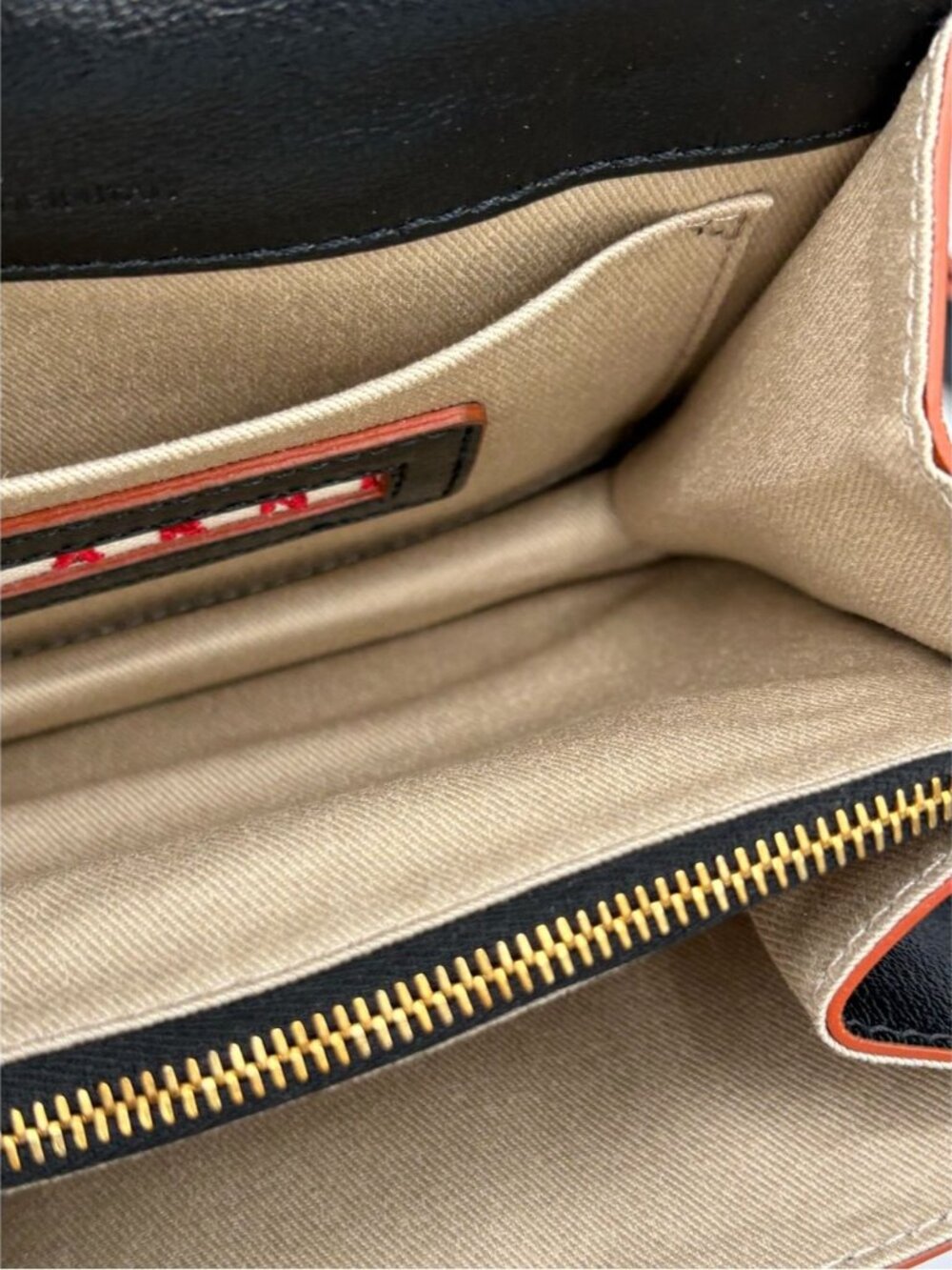 Marni Mini Trunk Bag Black Leather Crossbody Gold Hardware NWOT - Picture 10 of 13